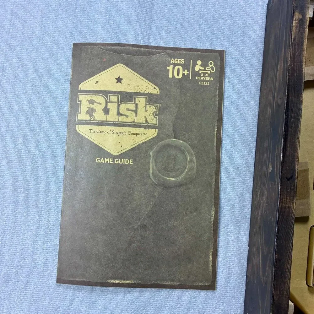Risk Rustic Series Edition Hasbro 2017 Wooden Box Classic Family Open Unused